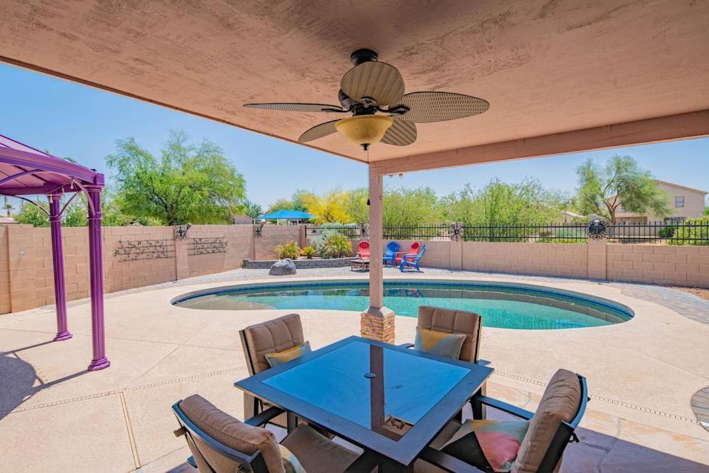 Boho Chic Arizona Villa W Pool & Mini Golf Casa Grande Kültér fotó