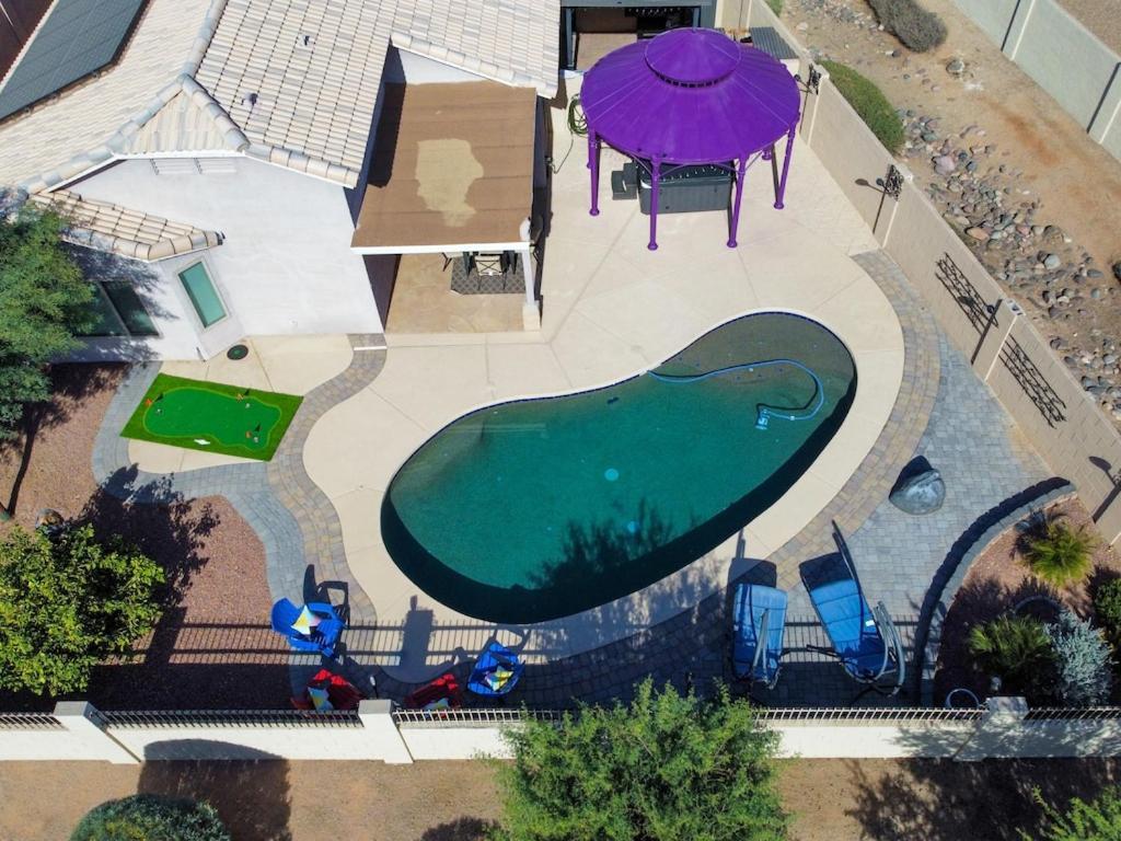Boho Chic Arizona Villa W Pool & Mini Golf Casa Grande Kültér fotó